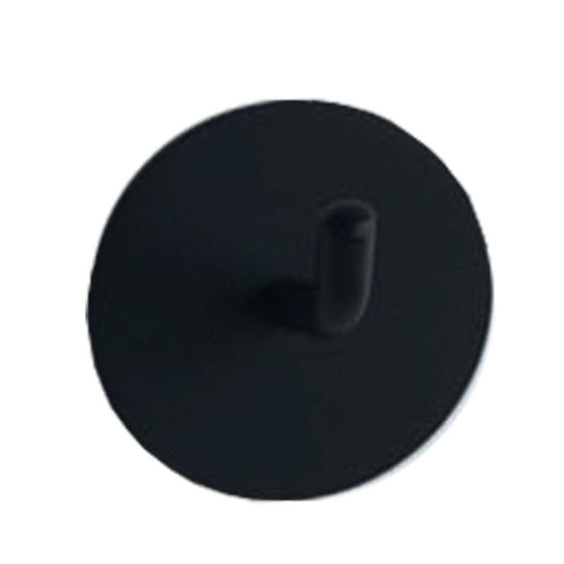 Black Robe Hook Wall Hook Towel Hook for Bathroom Stainless Steel Coat Hook Rustproof Hook Hanger for Kitchen Hardware Stainless Steel Hooks Waterproof and Oilproof Bathroom Kitchen Self Adhesive Hooks for Hanging Coat Hat Towel