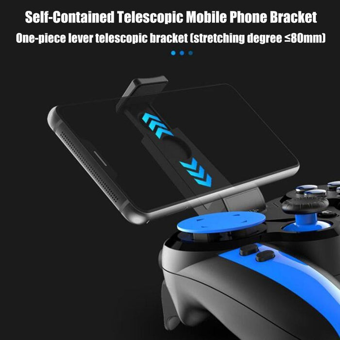 Black Solid Bluetooth Joystick Smartphone Trigger Gamepad Controller Compatible With TV PC Laptop - STEVVEX Game - 221, all in one game controller, best quality joystick, bluetooth wireless gamepad, compatible with mobile phone, controller for mobile, Controller For Mobile Phone, controller for pc, game, Game Controller, Game Pad, game pad for phone, Game Pads for mobile, Game Pads for phone, gamepad controller, gamepad joystick, joystick, joystick for games - Stevvex.com