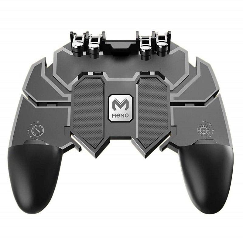 Black Sustainable Trigger Fire Shooter Joystick Metal Trigger Gamepad Compatible With Mobile Phone Accessories