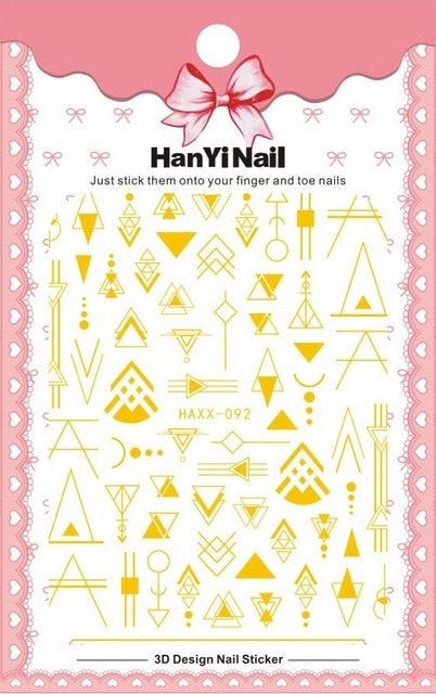 Black White 3D Nail Sticker Decals Cool English Letter Nail Art Decoration Manicure Design Christmas New Year Gift French Nail Art Stickers Decals 8Sheets Nail Art Supplies 3D Self-Adhesive Nail Art Decoration  Pattern Nail Accessories Classic Simple