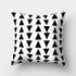 Black White Geometric Cushion Cover Pillowcase Sofa Cushions Decorative Pillow Covers Stripe Pattern Throw Pillow Case Daily Decorations Sofa Throw Pillow Case Cushion Covers Pillowcase Polyester Home Decor Pillow Cases 45x45CM