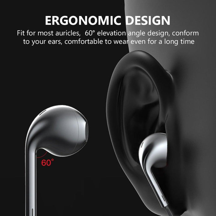 Black White Sport Earbuds Wired Headphones With Bass Mobile Phone Earphone Wire Stereo Headset Mic Music Earphones Wired Earbuds Noise Isolating in-Ear Headphones Earphones with Mic Volume Control 3.5mm Plug for Sports Workout Compatible