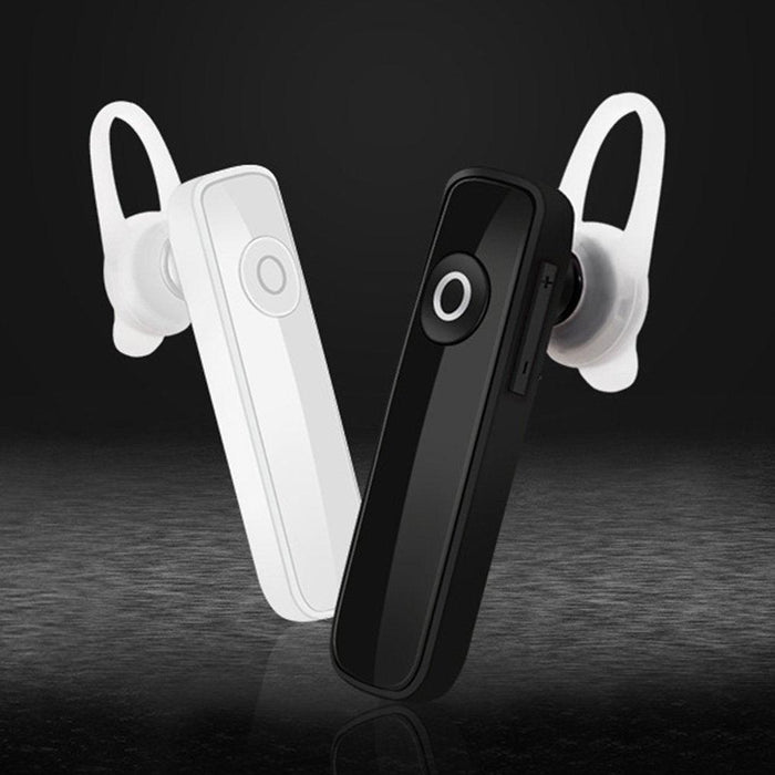 Black White Wireless Bluetooth Earphone In-ear Single Mini Earbud Hands Free Calls With Clear Conversations And Streaming MultimediaStereo Music Headset Sport Bluetooth Headphones Over Ear Hooks Earphone For Smart Phones
