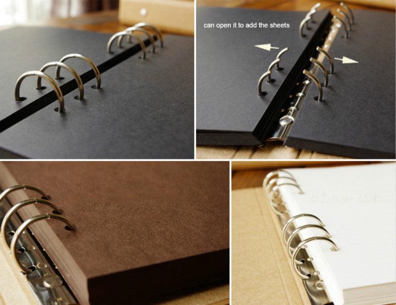 Blank Cover  Albums Kraft  Paper Diary Hand -Painted Graffiti  Scrapbook Book Memory Album Home Decor House Decoration DIY Memorable Gifts For Loved Ones