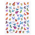 Blue Butterfly 3D Nail Stickers Flowers Leaves Self Adhesive Transfer Sliders Wraps Manicures Foils Decorations Decoration Tattoo Manicure Transfer Nail Decals Flowers Butterfly Designs Nails Supply Manicure Tips Design Nail Decoration