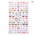 Blue Butterfly 3D Nail Stickers Flowers Leaves Self Adhesive Transfer Sliders Wraps Manicures Foils Decorations Decoration Tattoo Manicure Transfer Nail Decals Flowers Butterfly Designs Nails Supply Manicure Tips Design Nail Decoration