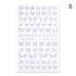 Blue Butterfly 3D Nail Stickers Flowers Leaves Self Adhesive Transfer Sliders Wraps Manicures Foils Decorations Decoration Tattoo Manicure Transfer Nail Decals Flowers Butterfly Designs Nails Supply Manicure Tips Design Nail Decoration