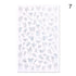 Blue Butterfly 3D Nail Stickers Flowers Leaves Self Adhesive Transfer Sliders Wraps Manicures Foils Decorations Decoration Tattoo Manicure Transfer Nail Decals Flowers Butterfly Designs Nails Supply Manicure Tips Design Nail Decoration