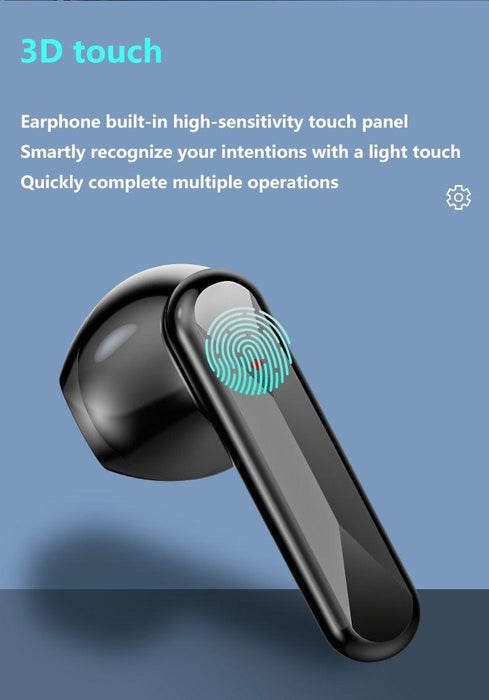 Bluetooth 5.1 Wireless Headphones  Waterproof Sports Workout Earphones With Microphone Bluetooth In Ear Headphones Wireless Headset Quality Deep Bass Soft Earmuffs  Light Weight Built-in Microphone Charging Box 3500mAh