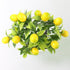 Bonsai Artificial Bonsai Fake Tree Yellow Foam Fruit Potted For Home Decoration Accessories Wedding Decor