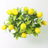 Bonsai Artificial Bonsai Fake Tree Yellow Foam Fruit Potted For Home Decoration Accessories Wedding Decor