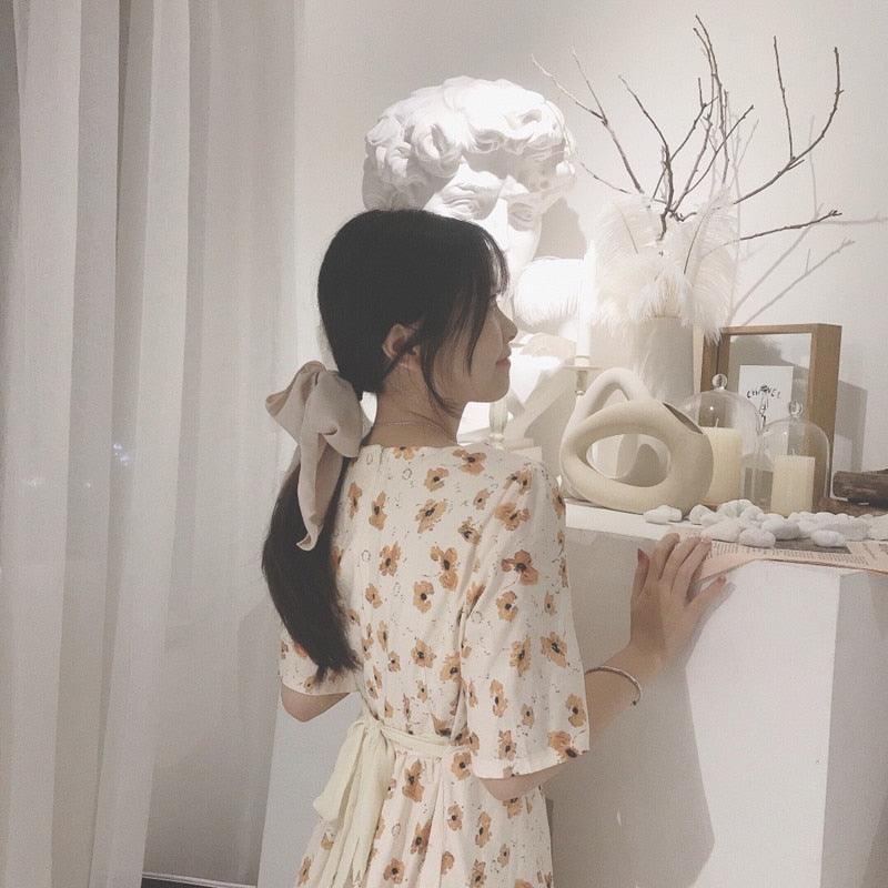 Bowknot Hair Scrunchies For Women Girls Sweet Elastic Hair Bands Elegant Hair Tie Rope Rubber Band Hair Gum Gorgeous Hair Accessories For Women