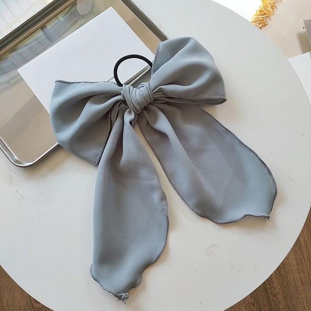 Bowknot Hair Scrunchies For Women Girls Sweet Elastic Hair Bands Elegant Hair Tie Rope Rubber Band Hair Gum Gorgeous Hair Accessories For Women