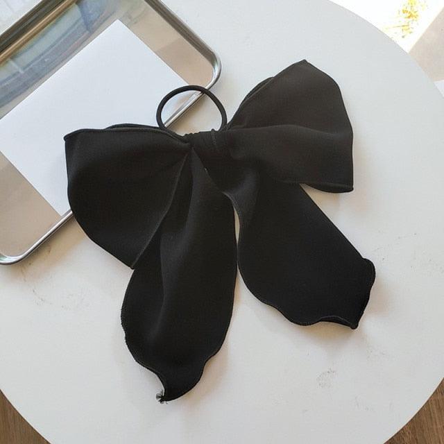 Bowknot Hair Scrunchies For Women Girls Sweet Elastic Hair Bands Elegant Hair Tie Rope Rubber Band Hair Gum Gorgeous Hair Accessories For Women