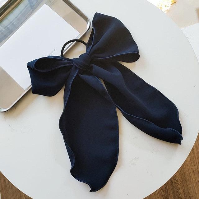 Bowknot Hair Scrunchies For Women Girls Sweet Elastic Hair Bands Elegant Hair Tie Rope Rubber Band Hair Gum Gorgeous Hair Accessories For Women