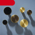 Brass Bearing Hooks Bathroom Indoor Kitchen Hallway Wall Clothes Hooks Wall Hangings Row Hooks Nordic Gold Round Drawer Hooks Kitchen Cabinet Door Hooks Drawer Pull Handles
