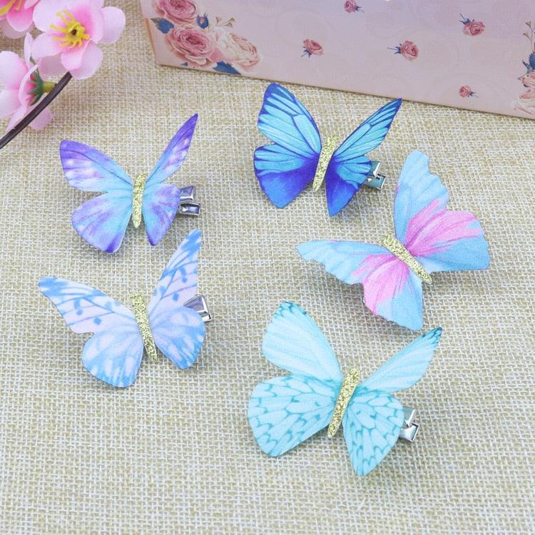 Butterfly Hair Clips for Girls Kids Glitter Barrette Wedding Hairpins Hair Accessories Styling Tools Butterfly Hair Clip For Women Hair Styling