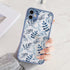 Butterfly Lavender Higan Flower Phone Case For iphone 7 8 plus 12 13 mini 11 14 pro max X XR XS Max Hard Shockproof Shell Cover Butterfly Pattern Design for Women Girls Aesthetic Romantic Soft Slim  Shockproof Protevtice Case for iPhone