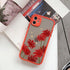 Butterfly Lavender Higan Flower Phone Case For iphone 7 8 plus 12 13 mini 11 14 pro max X XR XS Max Hard Shockproof Shell Cover Butterfly Pattern Design for Women Girls Aesthetic Romantic Soft Slim  Shockproof Protevtice Case for iPhone