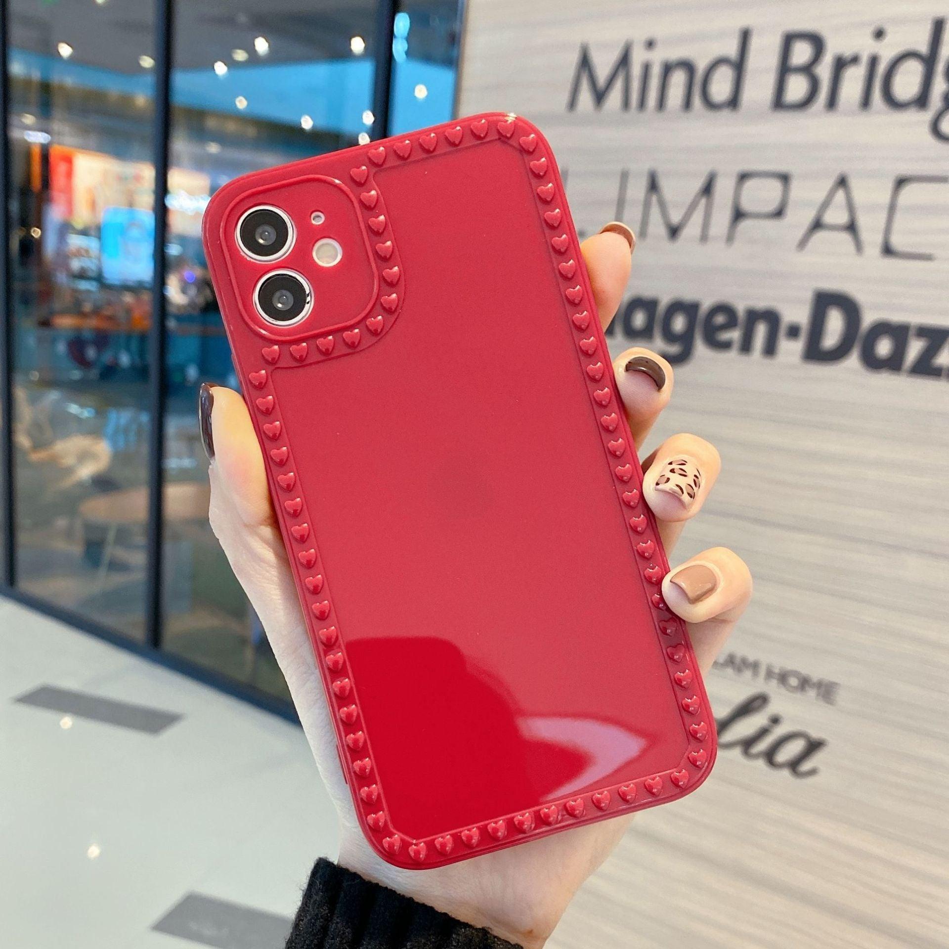 Candy Color Cute Shockproof Phone Case For iPhone 11 Pro Max Mini 7 8 Plus XR XS MAX Full Lens Soft Cover Cute And Fashionable Colorful Translucent Soft Silicone Case