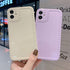Candy Color Cute Shockproof Phone Case For iPhone 11 Pro Max Mini 7 8 Plus XR XS MAX Full Lens Soft Cover Cute And Fashionable Colorful Translucent Soft Silicone Case