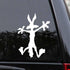 Car Auto Window Rear Bumper Trunk Decoration Sticker Vinyl Cartoon Funny Decal Car-Styling Exterior Trim Car Decal, E Cartoon Coyote Splat Hitting Wall Door Cars Laptop Truck Bumper Window Decal Accessories Emblem Sticker Applies Easily To Cars
