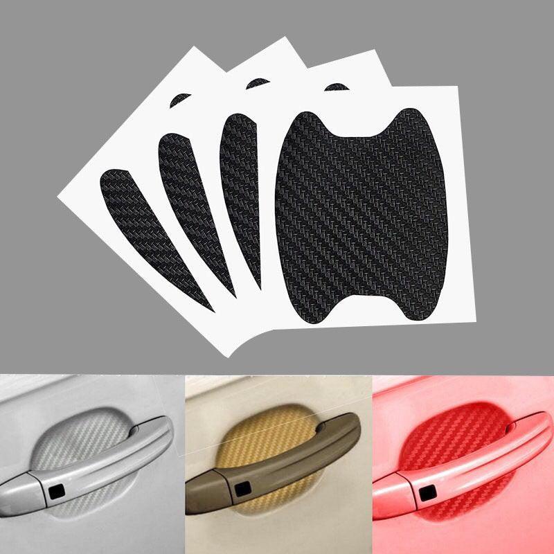 Car Handle Protection Film Car Door Handle Cup Scratch Protector Universal Invisible Car Carbon Fiber Door Handle Sticker Scratches Resistant Side Sticker Scratches Car Door Protector Films Sticker Car Styling - ALLURELATION - 553, car, Car Accessories, Car Gadgets, Car Ornaments, Car Styling, Carbon Fiber Door Handle, cars, Door Handle, Door Handle Cup, Door Protector Films, Resistant Side Sticker, Side Sticker - Stevvex.com