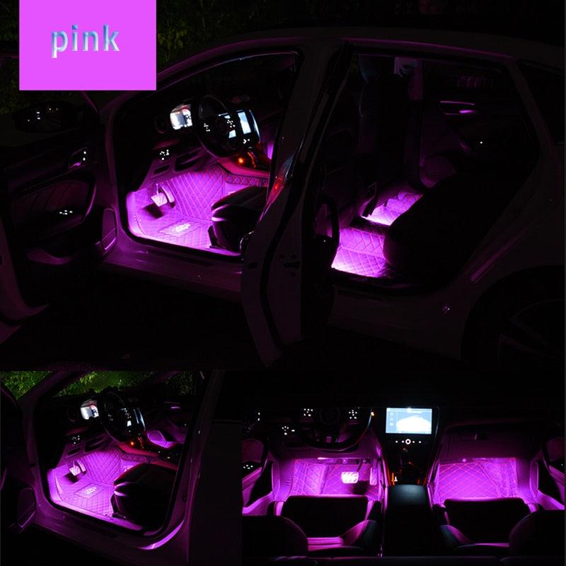 Car Interior LED Foot Sole Interior Car Lights Decoration Light Strip Car Interior Atmosphere Light Under Lighting Dashboard Waterproof Decoration Lighting Kit Bluetooth Smart LED Light Strips for Cars - ALLURELATION - 553, Car Accessories, Car Gadgets, Car Interior, cars, LED Foot Sole Interior Car, LED Light Strips, Lighting Dashboard Decoration, Lighting Dashboard Waterproof Decoration, Lighting Decoration, Lighting Kit, Lighting Waterproof Decoration, Smart LED Light Strips - Stevvex.com