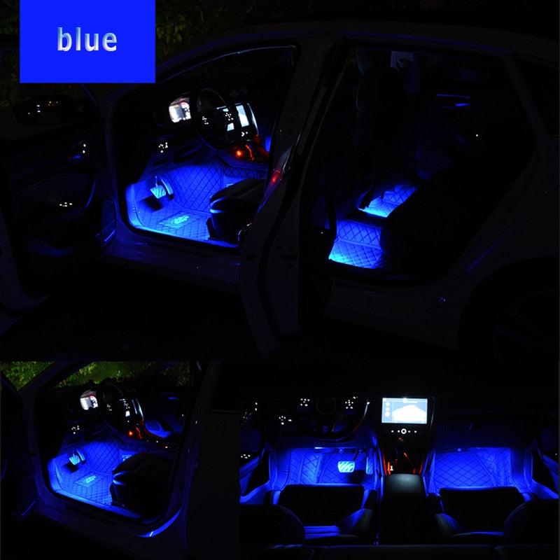 Car Interior LED Foot Sole Interior Car Lights Decoration Light Strip Car Interior Atmosphere Light Under Lighting Dashboard Waterproof Decoration Lighting Kit Bluetooth Smart LED Light Strips for Cars - ALLURELATION - 553, Car Accessories, Car Gadgets, Car Interior, cars, LED Foot Sole Interior Car, LED Light Strips, Lighting Dashboard Decoration, Lighting Dashboard Waterproof Decoration, Lighting Decoration, Lighting Kit, Lighting Waterproof Decoration, Smart LED Light Strips - Stevvex.com