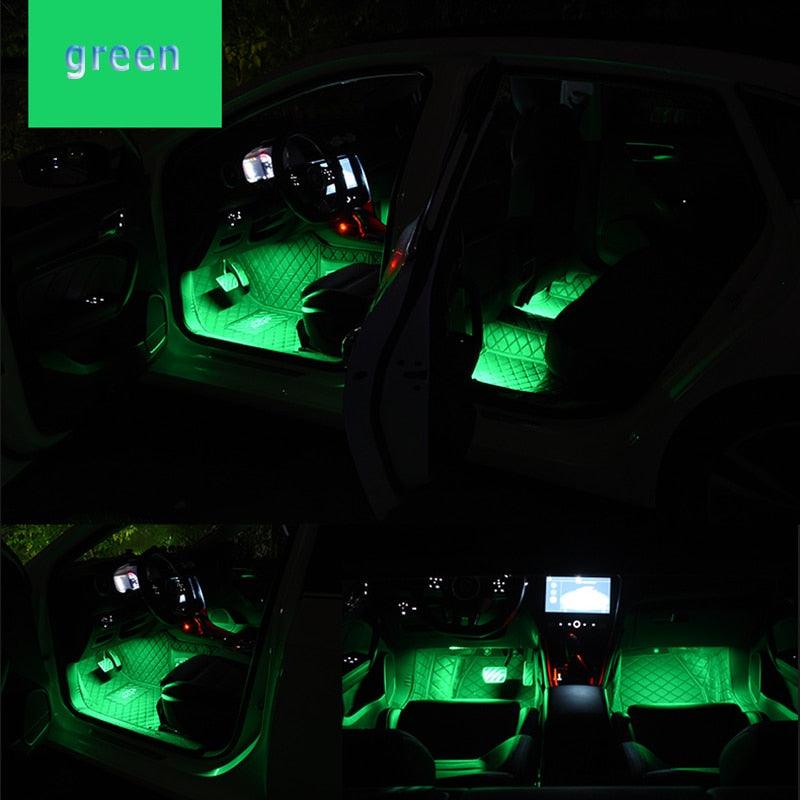 Car Interior LED Foot Sole Interior Car Lights Decoration Light Strip Car Interior Atmosphere Light Under Lighting Dashboard Waterproof Decoration Lighting Kit Bluetooth Smart LED Light Strips for Cars - ALLURELATION - 553, Car Accessories, Car Gadgets, Car Interior, cars, LED Foot Sole Interior Car, LED Light Strips, Lighting Dashboard Decoration, Lighting Dashboard Waterproof Decoration, Lighting Decoration, Lighting Kit, Lighting Waterproof Decoration, Smart LED Light Strips - Stevvex.com