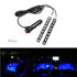 Car Interior LED Foot Sole Interior Car Lights Decoration Light Strip Car Interior Atmosphere Light Under Lighting Dashboard Waterproof Decoration Lighting Kit Bluetooth Smart LED Light Strips for Cars - ALLURELATION - 553, Car Accessories, Car Gadgets, Car Interior, cars, LED Foot Sole Interior Car, LED Light Strips, Lighting Dashboard Decoration, Lighting Dashboard Waterproof Decoration, Lighting Decoration, Lighting Kit, Lighting Waterproof Decoration, Smart LED Light Strips - Stevvex.com