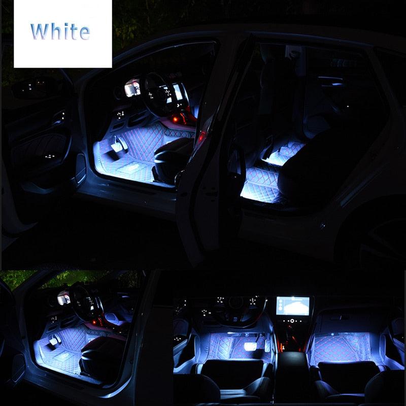 Car Interior LED Foot Sole Interior Car Lights Decoration Light Strip Car Interior Atmosphere Light Under Lighting Dashboard Waterproof Decoration Lighting Kit Bluetooth Smart LED Light Strips for Cars - ALLURELATION - 553, Car Accessories, Car Gadgets, Car Interior, cars, LED Foot Sole Interior Car, LED Light Strips, Lighting Dashboard Decoration, Lighting Dashboard Waterproof Decoration, Lighting Decoration, Lighting Kit, Lighting Waterproof Decoration, Smart LED Light Strips - Stevvex.com