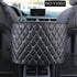 Car Large Capacity Storage Pocket Seat Crevice Net Handbag Holder Luxury Leather Seat Back Organizer Mesh  Bag Automotive Goods Leather Seat Organizer Mesh Large Capacity Bag for Car Seat Storage and Net Hanging Storage Bag