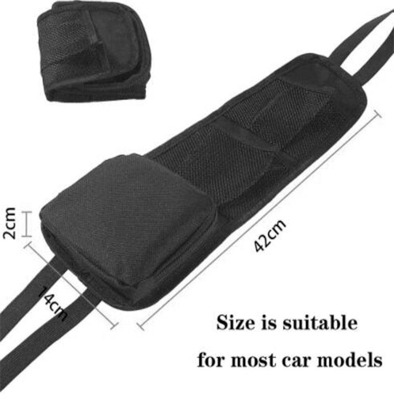 Car Seat Organizer Auto Seat Side Storage Hanging Bag Multi-Pocket Drink Holder Mesh Pocket Car Organizer Car Multifunctional Storage Mesh Net Pocket