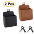 Car Storage Bag Air Vent Dashboard Tidy Hanging Leather Organizer Box Glasses Phone Holder Storage Organizer Car Accessories PU Leather Pouch Holder Mobile Phone Hanging Organizer Container