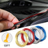 Car Styling Universal Flexible Interior Moulding Trim Strips Car Accessories Decoration Strip Dashboard Universal Car Gap Fillers Automobile Moulding Line Decorative Accessories Edge Sticker Flexible Strip Garnish Accessory with Installing Tool