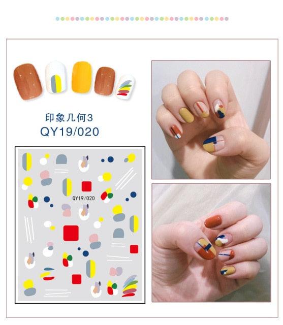 Cartoon Characters Plants Animals Forest Flowers Small Fresh Flowers 3D Nail Stickers Hyuna Style Nail Patch Waterproof Self Adhesive Nail Decals for Nail Art Decoration Including Hearts Stars Letters Bowknot Leaves Flowers Plants Fruits Butterflies - ALLURELATION - 3D Nail, 554, bowknot, environmental-friendly, Fruits Butterflies, Hearts Star, Hyuna Style, Leaves Flowers, Letters Bowknot, Nail Art, Nail Patch, Nail Stickers, non-toxic, Safe materials, Waterproof - Stevvex.com
