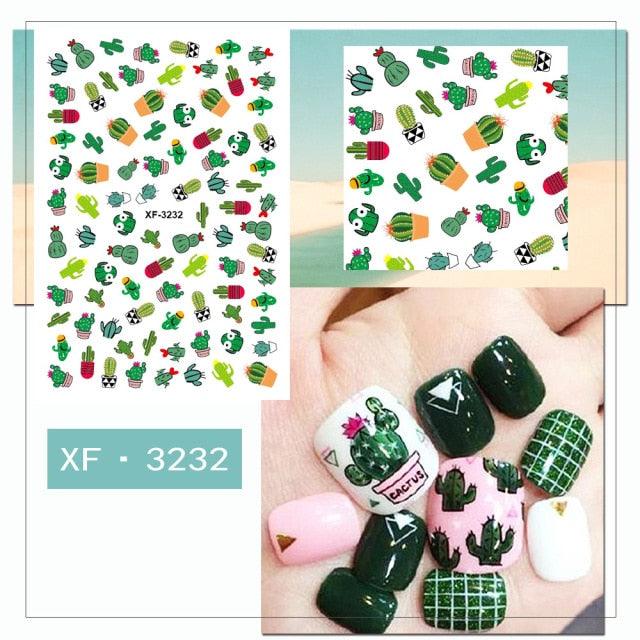 Cartoon Characters Plants Animals Forest Flowers Small Fresh Flowers 3D Nail Stickers Hyuna Style Nail Patch Waterproof Self Adhesive Nail Decals for Nail Art Decoration Including Hearts Stars Letters Bowknot Leaves Flowers Plants Fruits Butterflies - ALLURELATION - 3D Nail, 554, bowknot, environmental-friendly, Fruits Butterflies, Hearts Star, Hyuna Style, Leaves Flowers, Letters Bowknot, Nail Art, Nail Patch, Nail Stickers, non-toxic, Safe materials, Waterproof - Stevvex.com