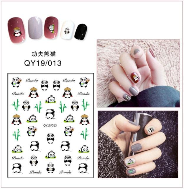 Cartoon Characters Plants Animals Forest Flowers Small Fresh Flowers 3D Nail Stickers Hyuna Style Nail Patch Waterproof Self Adhesive Nail Decals for Nail Art Decoration Including Hearts Stars Letters Bowknot Leaves Flowers Plants Fruits Butterflies - ALLURELATION - 3D Nail, 554, bowknot, environmental-friendly, Fruits Butterflies, Hearts Star, Hyuna Style, Leaves Flowers, Letters Bowknot, Nail Art, Nail Patch, Nail Stickers, non-toxic, Safe materials, Waterproof - Stevvex.com
