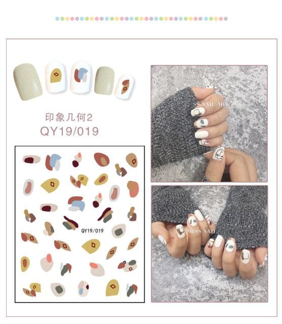 Cartoon Characters Plants Animals Forest Flowers Small Fresh Flowers 3D Nail Stickers Hyuna Style Nail Patch Waterproof Self Adhesive Nail Decals for Nail Art Decoration Including Hearts Stars Letters Bowknot Leaves Flowers Plants Fruits Butterflies - ALLURELATION - 3D Nail, 554, bowknot, environmental-friendly, Fruits Butterflies, Hearts Star, Hyuna Style, Leaves Flowers, Letters Bowknot, Nail Art, Nail Patch, Nail Stickers, non-toxic, Safe materials, Waterproof - Stevvex.com
