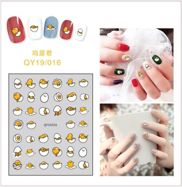 Cartoon Characters Plants Animals Forest Flowers Small Fresh Flowers 3D Nail Stickers Hyuna Style Nail Patch Waterproof Self Adhesive Nail Decals for Nail Art Decoration Including Hearts Stars Letters Bowknot Leaves Flowers Plants Fruits Butterflies - ALLURELATION - 3D Nail, 554, bowknot, environmental-friendly, Fruits Butterflies, Hearts Star, Hyuna Style, Leaves Flowers, Letters Bowknot, Nail Art, Nail Patch, Nail Stickers, non-toxic, Safe materials, Waterproof - Stevvex.com