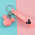 Cartoon Cute Fluffy Rabbit Fur Ball Keychain Rabbit Fur Ball Pompom Keychain Gold Plated Keychain with Plush for Car Key Ring or Handbag Bag Decoration For Women Pompom Rabbit Fur Key Ring Key chain on Bag Car Jewelry