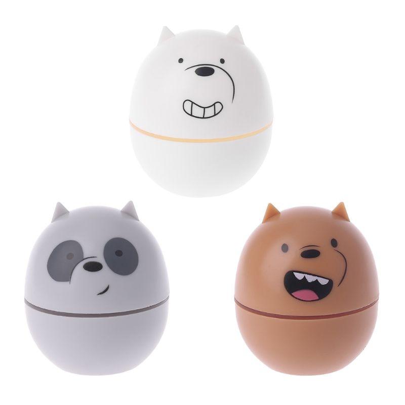 Cartoon Little Brown Bear Contact Lens Case Holder For Men And Women Fashion Cute Eye Care Contact Lens Cute Portable Panda Animal Contact Lens Box Holder Storage Container