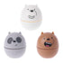 Cartoon Little Brown Bear Contact Lens Case Holder For Men And Women Fashion Cute Eye Care Contact Lens Cute Portable Panda Animal Contact Lens Box Holder Storage Container