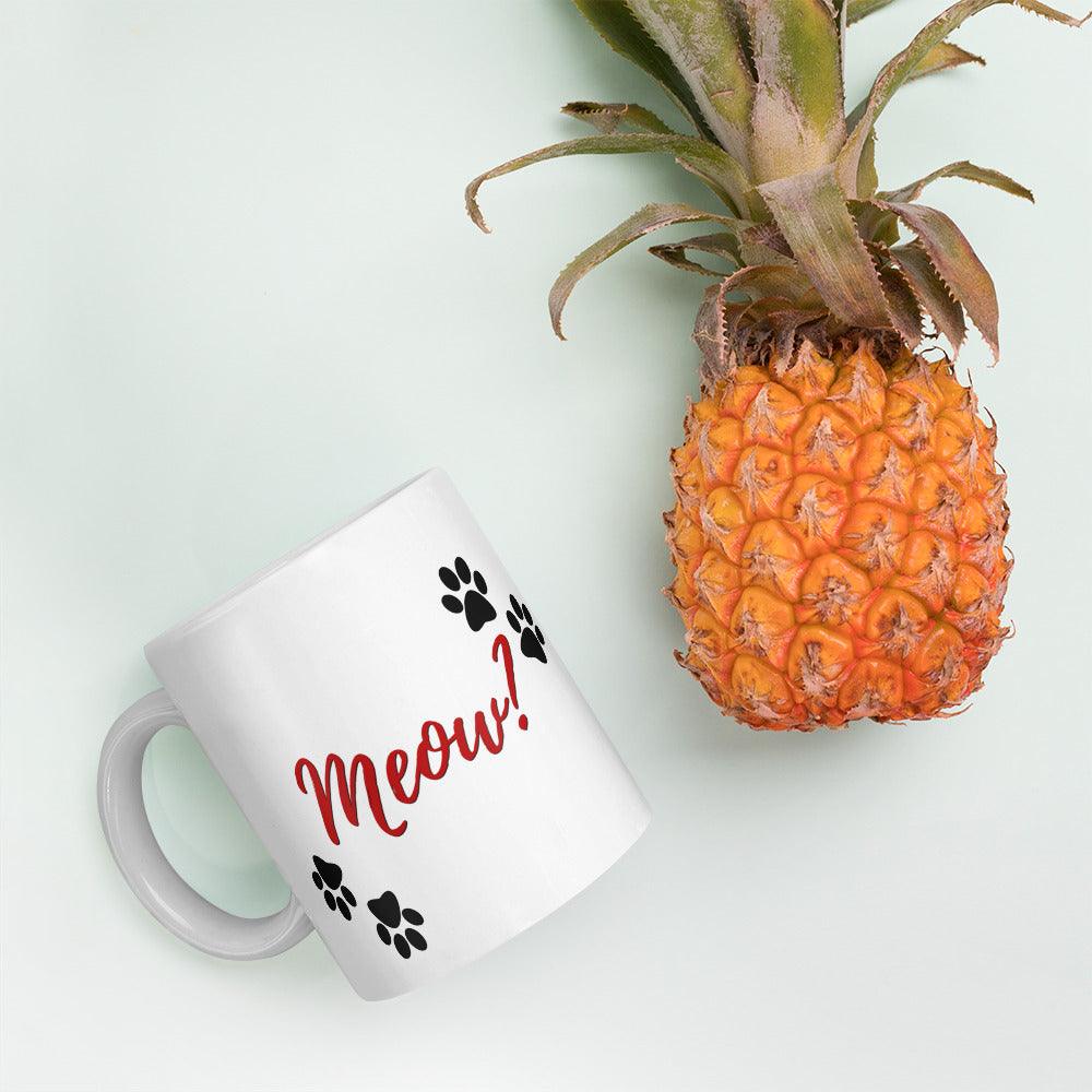 Cat Lovers Mug Coffee Right Meow Funny Message Novelty Ceramic Cup Coffee Mug Cat Mom Gifts for Women Cat Stuff for Cat Lovers Mother's Day Birthday Gifts for Mom from Daughter Best Gift Ideas for Best Friends, Coffee Lovers Cat Lover Coffee Mugs