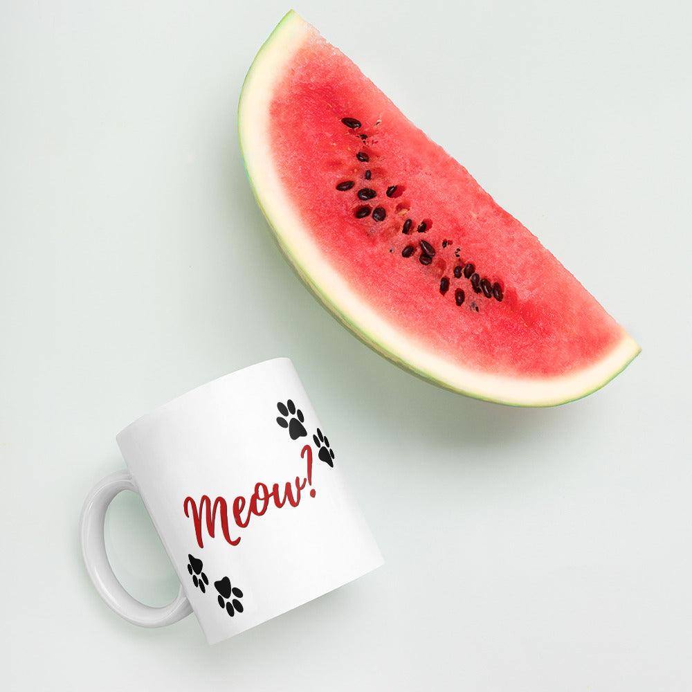 Cat Lovers Mug Coffee Right Meow Funny Message Novelty Ceramic Cup Coffee Mug Cat Mom Gifts for Women Cat Stuff for Cat Lovers Mother's Day Birthday Gifts for Mom from Daughter Best Gift Ideas for Best Friends, Coffee Lovers Cat Lover Coffee Mugs