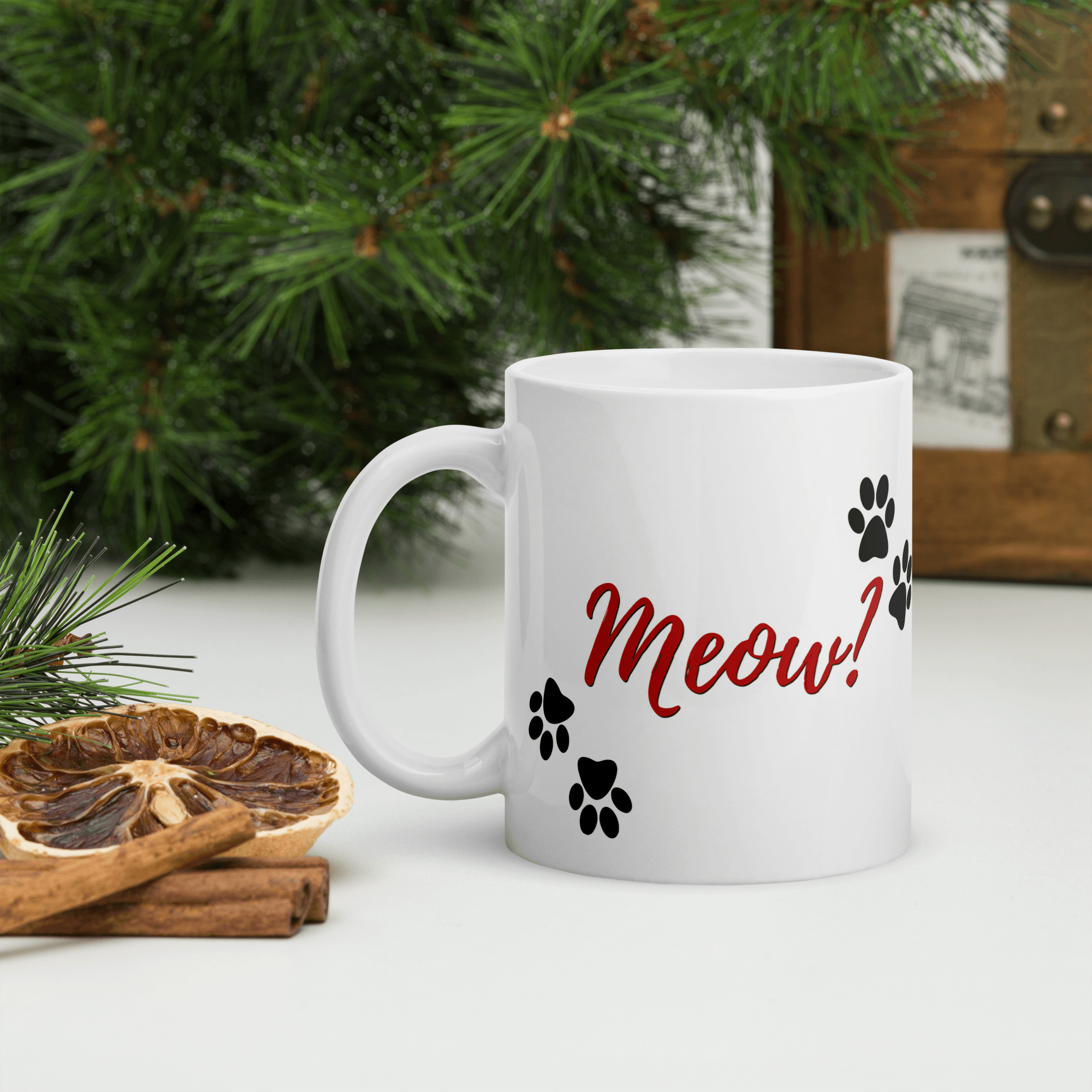 Cat Lovers Mug Coffee Right Meow Funny Message Novelty Ceramic Cup Coffee Mug Cat Mom Gifts for Women Cat Stuff for Cat Lovers Mother's Day Birthday Gifts for Mom from Daughter Best Gift Ideas for Best Friends, Coffee Lovers Cat Lover Coffee Mugs