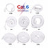Cat6 RJ45 Network LAN Ethernet Flat Cable Computer UTP Patch Cord For Router Network Ethernet Cable Plated RJ45 Connectors Ethernet LAN Cable