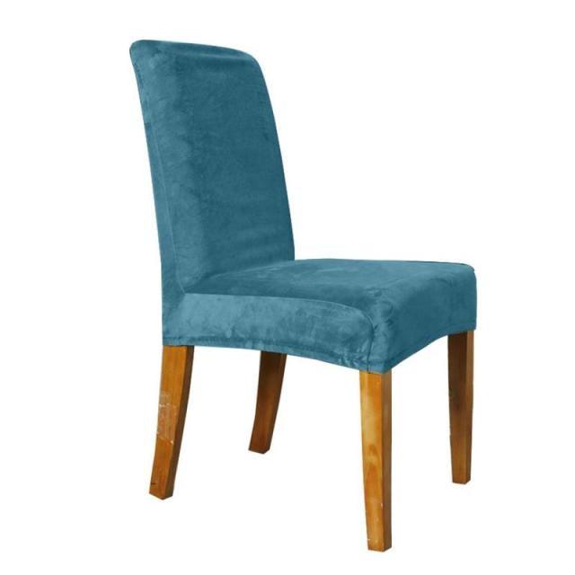 Chair Cover Stretch Minimalist Style Silver Soft Stretch Solid Color Household Sofa Cover House  Washable Spandex Kitchen Chair Covers Stretch Jacquard Parson Chair Slipcover Removable Washable Chair Protector for Home