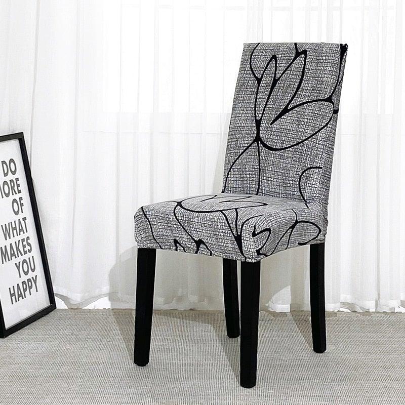 Chair Covers For Dining Room Stretch Spandex Removable Washable Anti-dust Seat Slipcover Multicolor  Chair covers  Chair Covers For Dining Room With Printed Patterns Easy Slip-on Stretchy Dining Room Chair Covers